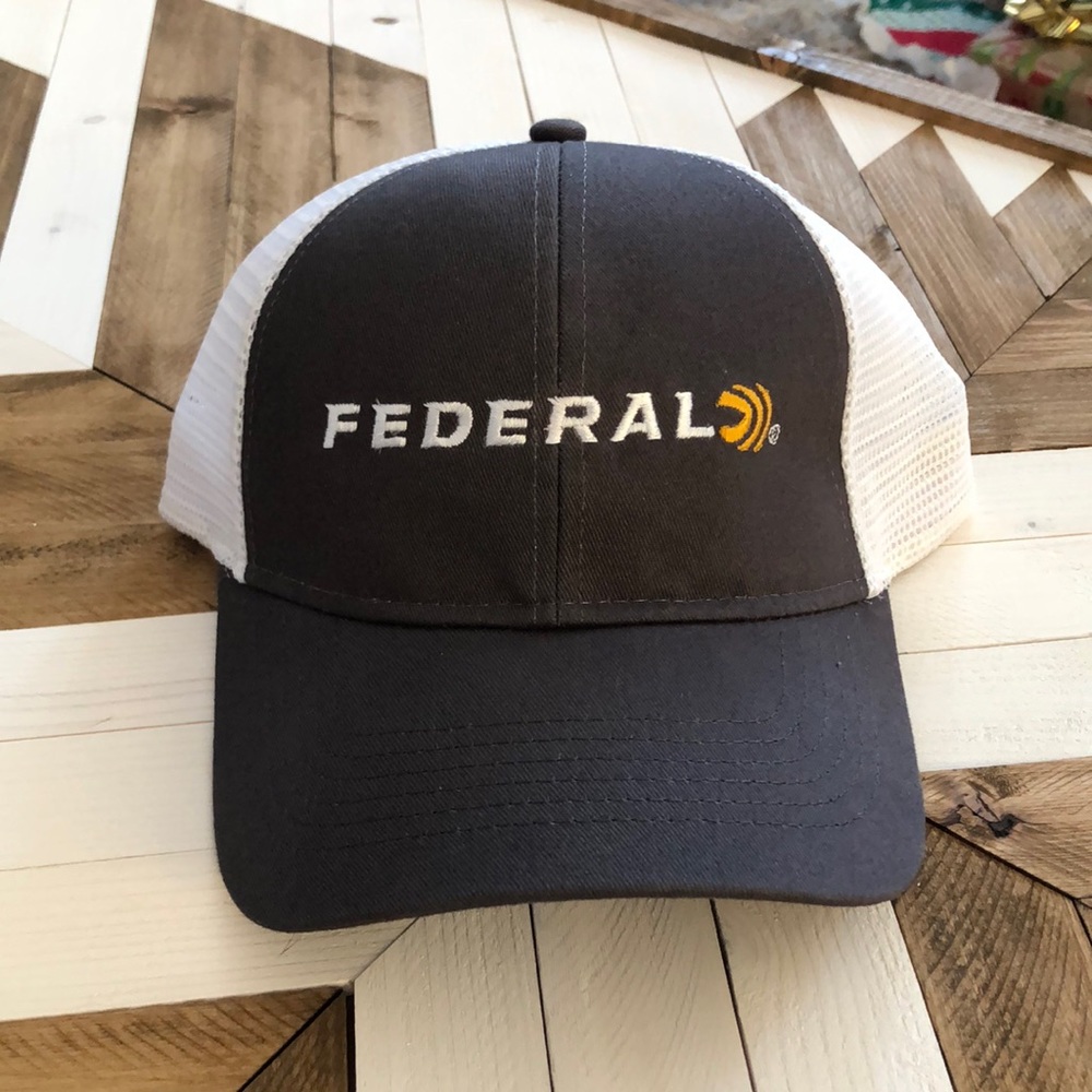 Brand new Federal Premium Ammunition hat. Trucker style with mesh back.